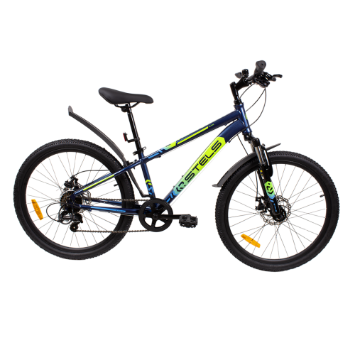 Велосипед STELS 24" Navigator-400 MD (12" Синий/Салатовый)