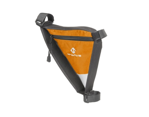Сумка под раму M-WAVE, 5-122547, треугольная с плечев. упором, оранж/черная