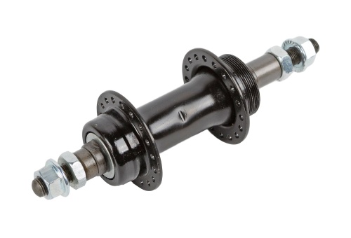 Втулка задняя 241R, 6-160241, сталь. 36отв. под трещотку, с гайкой, 135мм, черная