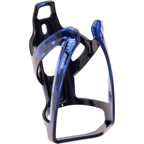 Флягодержатель, ударопрочный пластик, болты в комплекте, West Biking, сине-черный, арт. 0704037/2