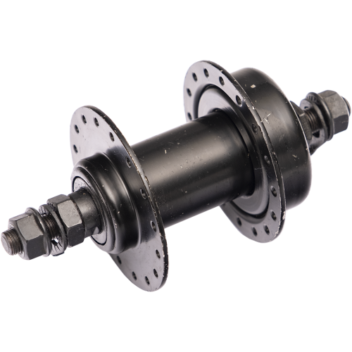 Втулка передняя FR-38F, сталь, 32отв, с гайкой, под диск, 3/8X14GX32H, ED FINISH, черная