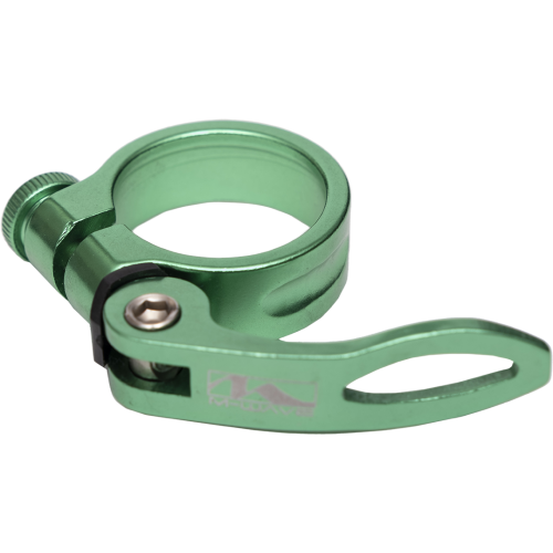 Хомут подседельный 31,8мм M-WAVE зеленый, 250947
