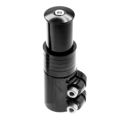 Удлинитель штока вилки 1 1/8" (28,6мм) внешний алюм. 117мм  черный SC-STH02