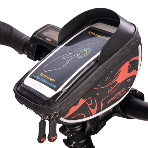 Велосипедная сумка ZBB-14P10N на руль велосипеда, полиэстер, 19х18х10см