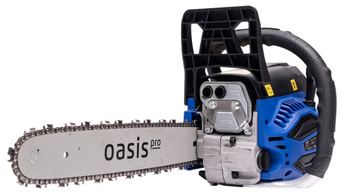 Бензиновая цепная пила Oasis GS-4516 Pro, двигатель 45 куб.см, 2,2 кВт / 3,0 л.с., 16"/40 см, .325", 1,5 мм, 64 зв., легкий старт