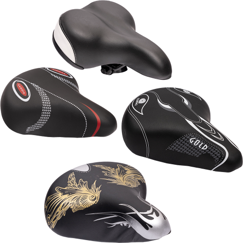 Седло «Classic» на пружинах в коробке четыре расцветки. Модель: 016-009