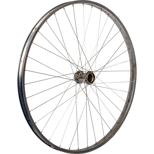 Колесо 28" заднее без резины  (обод сталь спицованный на стакане)