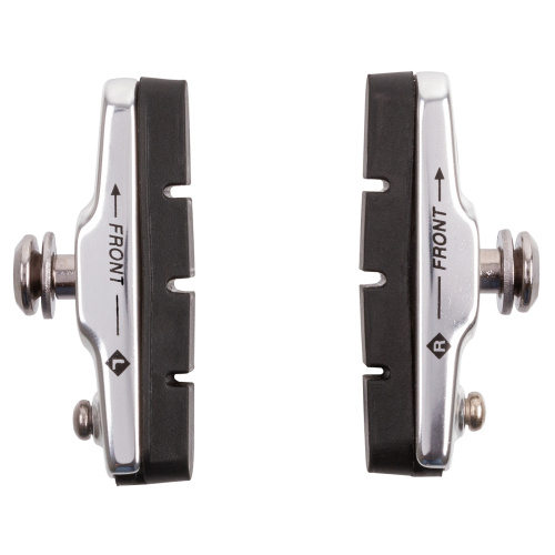 Торм. колодки+картр. 5-361770 ROAD 55мм симметр. с крепежом для стальных и алюмин. ободов (SHIMANO совместим.) на блистере BPR-RR-Base-Alu M-WAVE