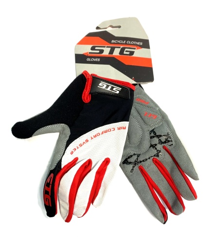 Перчатки STG мод.AL-05-1825 ,белые/синие/черныеполноразмерные  XS