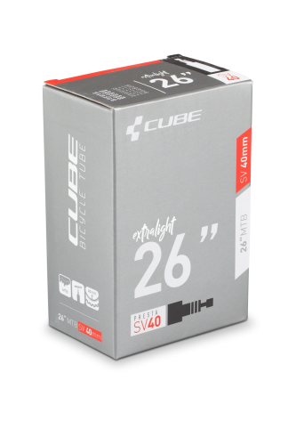 Камера 26х1,6/2,5 (40/62-559) presta CUBE MTB SV 40mm extra light