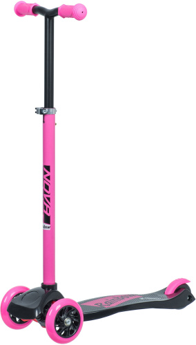 120.NRAINBOW.PN20Самокат-кикборд Novatrack RainBow Start, подростковый, колеса PU пер.120*24  задн.8