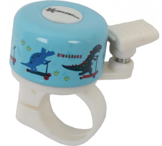 Звонок, ударный, (Дракончики), KLONK, голубой, 10424