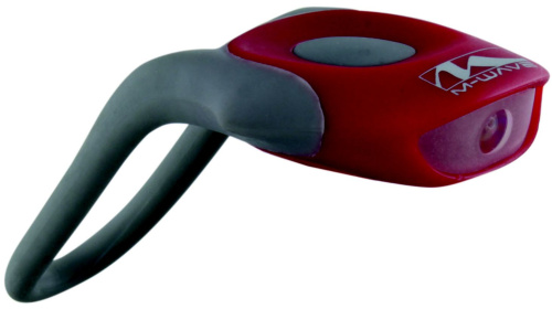 Фонарь 5-220583 "брелок" задний COBRA 1д/2ф красный 18г с батар. цв. в ассорт. (100) M-WAVE