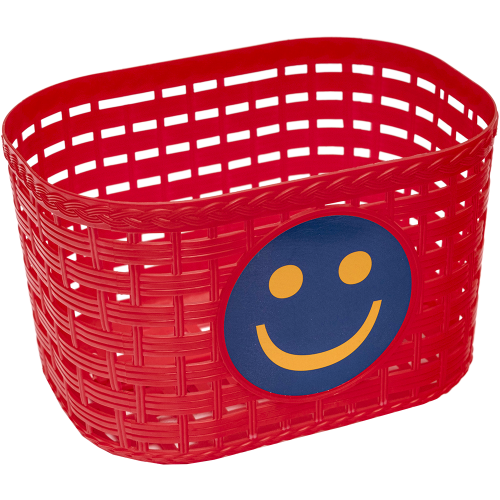 Корзина 5-431552 детская 20х14х13см пласт. универс. крепл. на руль/багаж. (48) красная