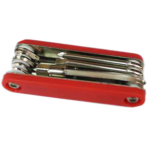 Мультитул 8 в 1, красный, VAL-2--8812