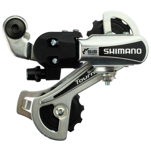 Переключатель задний Shimano Tourney, RD-TY21-B, GS 6ск, серебр., болт