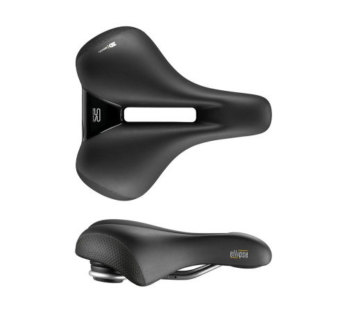 Седло 02-300258 Ellipse  Комфорт (Relaxed) 251х224мм 638гр черное SELLE ROYAL