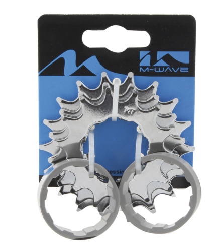 Кассета/звезды 5-320070 "переход." для 8/9/10ск. зад.втул.-Singlespeed 14+16+18зуб. + спейсер M-WAVE
