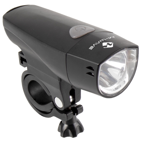 Фара 5-220401 1д повыш. ярк. 60 Люмин/2функции, с батарейками ААА, быстросъем., черная APOLLON M-WAVE