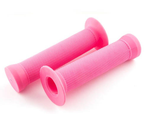 Ручки .С83 на руль 3-458 резин. BMX 130мм торц. защита+защита от проскальз. СЕРЫЕ CLARKS