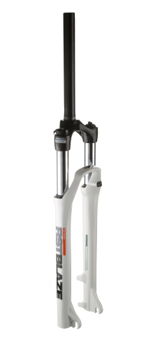 Вилка аморт. 1-0400 29"х28,6 пруж.-эласт. рег. мех. блок. 100мм D белая RST BLAZE ML