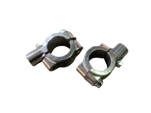 Кронштейн зеркал M10 на руль (цв. хром.)