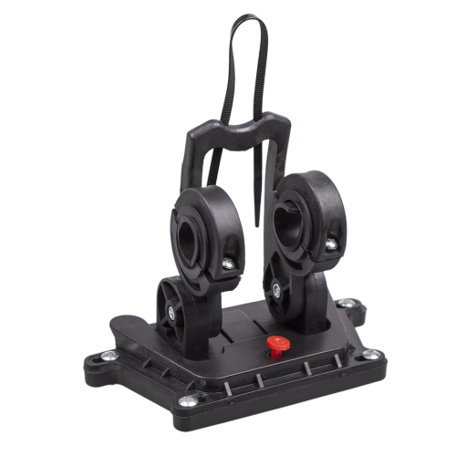 Корзина/крепеж-адаптер 5-431523 для б/съемн. корзины и сумки на руль 22,2-31,8мм черный VENTURA