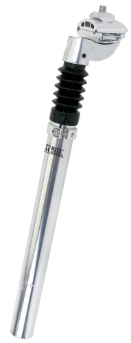 Штырь подседельный с амморт 5-252116 27,2х300мм алюм. ход 40мм регул. серебр. M-WAVE
