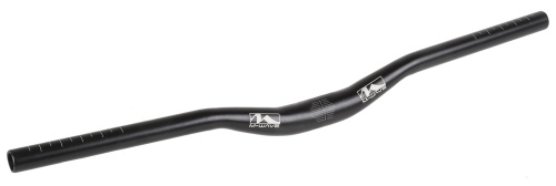 Руль M-WAVE алюм. 5-403500 МТВ широк. усил. изогн.10` со шкал. 22,2/31,8х700х30мм 297г анодир. черн.