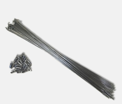 Спица 288мм ф2мм 5-284058 28" ЗЕЛЕНАЯ нерж. сталь с латун. ниппелем (500) CNSPOKE SALE