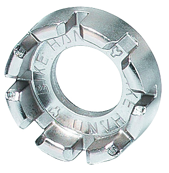 Захват д/спиц 6-140081 сталь 10/11/12/13/14/14/15/15G YC-8A "круглый" серебр. BIKEHAND