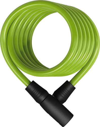 Замок 05-0040777 вело трос 8мм, ключ, Star 4508K/150см класс защиты 2/15, 280гр, зеленый ABUS
