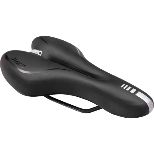 Седло велосипедное гелевое YW-AZ-010, 290х165мм, без замка, черное