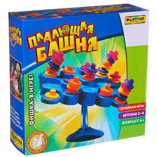 Настольная семейная игра Падающая башня
