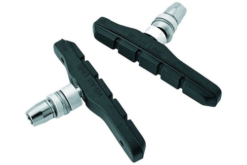 Колодки тормозные v-brake для велосипеда VELOPARTS, fit for set, L=70mm