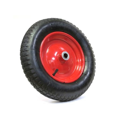 Колесо 3,25-8 PU к тачке, ось 12/075 мм