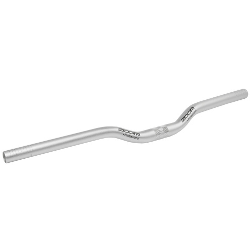 Руль 5-401509 турист./MTB алюм. изогн. backsweep 10',  rise 30мм, 22,2/25,4x620мм серебристый ZOOM