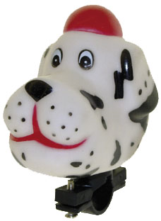 Клаксон 5-422042 резина/пластик детский черно-белый "далматинец" (10)