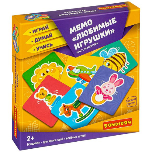 Настольная игра Bondibon Мемо *Любимые игрушки*