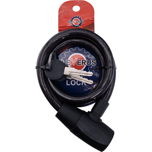 Велозамок с ключом,трос Ø 10* 800 (007)