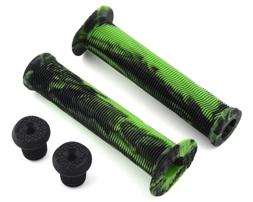 Ручки 03-002218 на руль BMX Much Room Grips, 30х140мм цвет черно-зеленый, арт. I15-955T COLONY