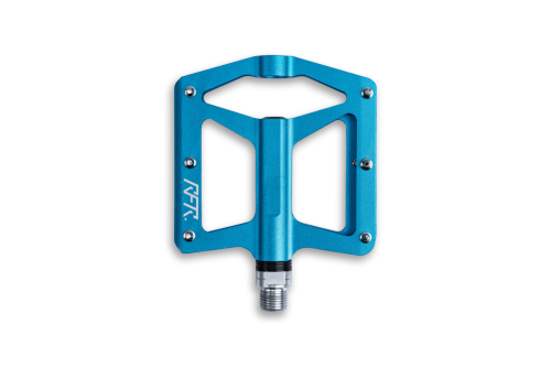 Педали RFR Flat RACE 2.0, алюм. пром. подш. синие, код 14359