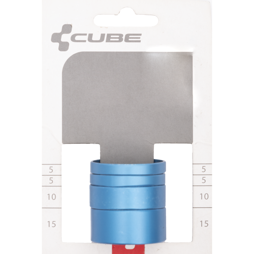 Проставочные кольца CUBE, синие, код 10405