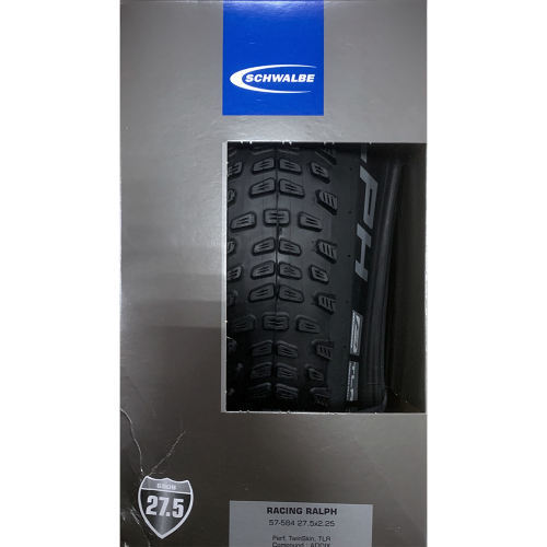 Покрышка 27,5x2,25 (57-584) Schwalbe RACING RALPH Performance TLR 680гр Black, мягкий корд