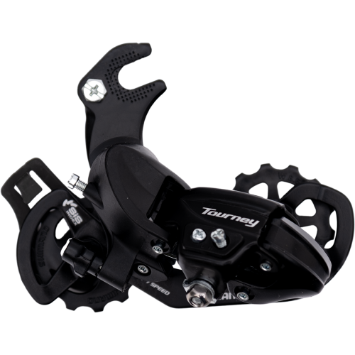 Переключатель задний Shimano Tourney TY300, 6/7ск., крепл. на ось, ARDTY300B