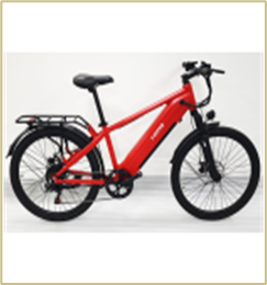 Электровелосипед FASTER RLSD-094 26", 240W, цвет красный