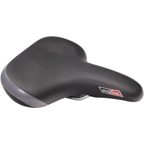 Седло VELO END ZONE VL-6269, 6-146269 комфорт 264х215мм антискользящ. покрытие эластом. черно-серое