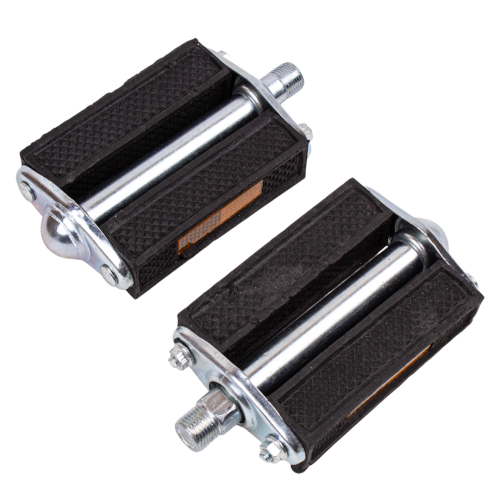 Педали вело метал+резина , ф14 , метрическая резьба,YH&SLW250220-24,