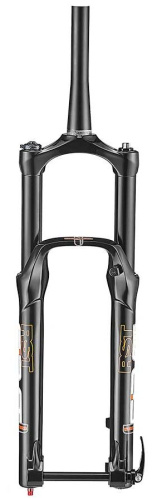 Вилка аморт. 1-0232 27,5"х1.5" шток 260мм возд.-масл. рег. гидр. блок.+отскок 120мм D черная RST F1RST 27,5-15 инд.упак.