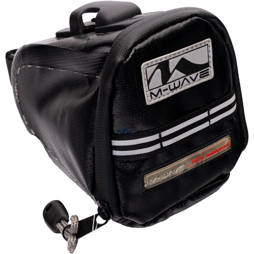 Сумка под седло M-WAVE, непромокаемая черная 